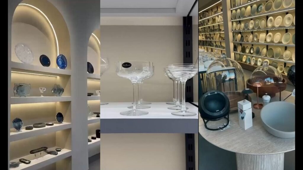Çarşı İstanbul Albania showroom in Tirana with tableware displays